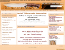 Tablet Screenshot of messermeister.de